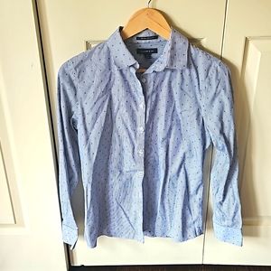 Lands end blue button down, sz 2